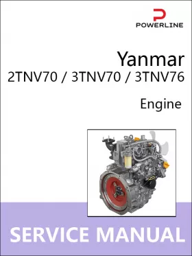Книга по ремонту двигателей Yanmar 2TNV70 / 3TNV70 / 3TNV76