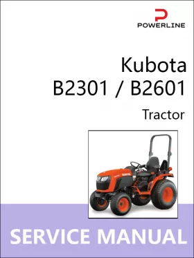 Книга по ремонту трактора Kubota B2301 / B2601