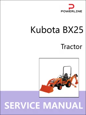 Книга по ремонту трактора Kubota BX25