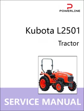 Книга по ремонту трактора Kubota L2501