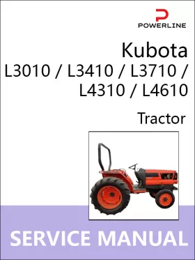 Книга по ремонту трактора Kubota L3010 / L3410 / L3710 / L4310 / L4610