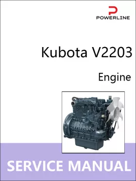 Книга по ремонту двигателя Kubota V2203