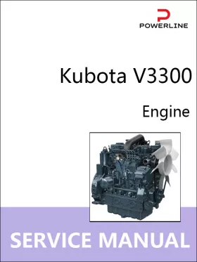 Книга по ремонту двигателя Kubota V3300