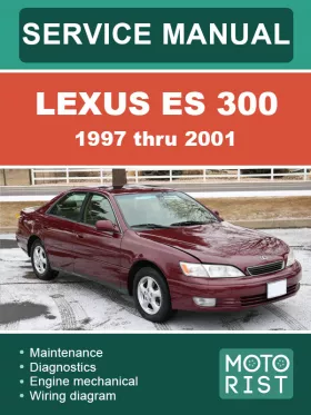 Книга по ремонту Lexus ES 300 с 1997 по 2001 год,