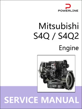 Книга по ремонту двигателя Mitsubishi S4Q / S4Q2