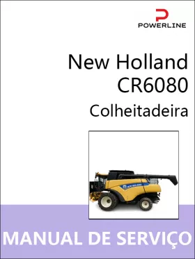 Книга по ремонту комбайна New Holland CR6080 (на португальском языке)