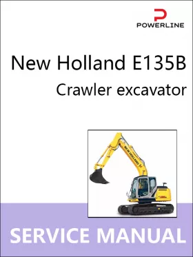 Книга по ремонту экскаватора New Holland E135B