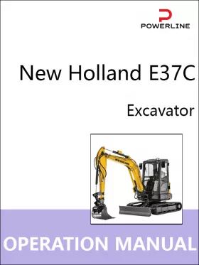 Книга по эксплуатации и техническому обслуживанию экскаватора New Holland E37C