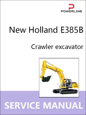 Книга по ремонту экскаватора New Holland E385B