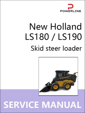 Книга по ремонту погрузчика New Holland LS180 / LS190