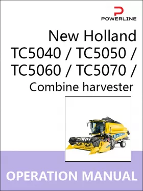 Книга по эксплуатации и техническому обслуживанию комбайна New Holland TC5040 / TC5050 / TC5060 / TC5070 / TC5080