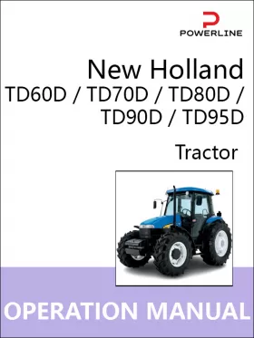 Книга по эксплуатации и техническому обслуживанию трактора New Holland TD60D / TD70D / TD80D / TD90D / TD95D