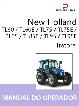 Книга по эксплуатации и техническому обслуживанию трактора New Holland TL60 / TL60E / TL75 / TL75E / TL85 / TL85E / TL95 / TL95E (на португальском языке)