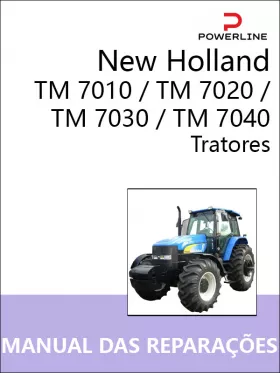 Книга по ремонту трактора New Holland TM 7010 / TM 7020 / TM 7030 / TM 7040 (на португальском языке)
