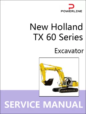 Книга по ремонту экскаватора New Holland TX 60 Series