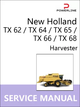 Книга по ремонту комбайна New Holland TX 62 / TX 64 / TX 65 / TX 66 / TX 68
