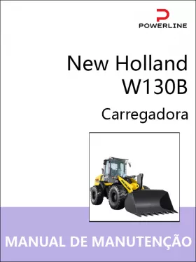 Книга по ремонту погрузчика New Holland W130B (на португальском языке)