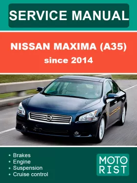 Книга по ремонту Nissan Maxima (A35) с 2014 года