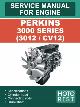 Книга по ремонту двигателей Perkins 3000 Series (3012/CV12)