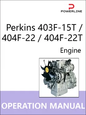 Книга по эксплуатации и техническому обслуживанию двигателя Perkins 403F-15T / 404F-22 / 404F-22T