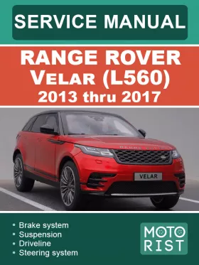 Книга по ремонту Range Rover Velar (L560) с 2017 по 2022 год