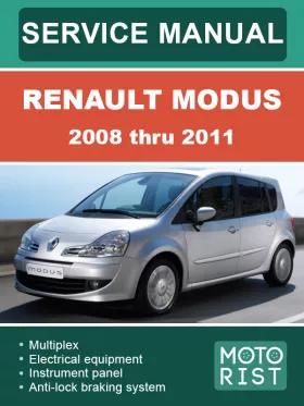 Книга по ремонту Renault Modus с 2008 по 2011 год
