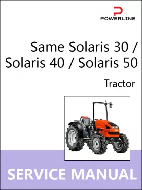 Книга по ремонту трактора Same Solaris 30 / Solaris 40 / Solaris 50