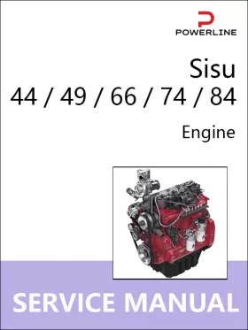 Книга по ремонту двигателей Sisu 44 / 49 / 66 / 74 / 84