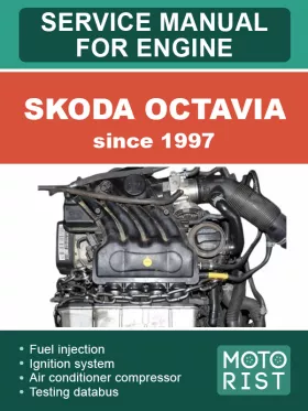 Книга по ремонту двигателя Skoda Octavia c 1997 года,