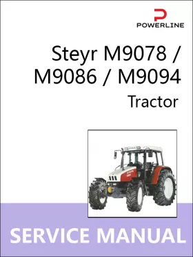 Книга по ремонту трактора Steyr M9078 / M9086 / M9094 с 1994 по 2003 год