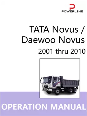 Книга по эксплуатации и техобслуживанию TATA Novus / Daewoo Novus с 2001 по 2010 год