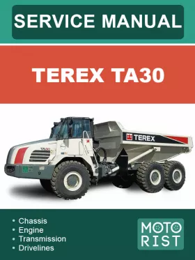 Книга по ремонту самосвала Terex TA30