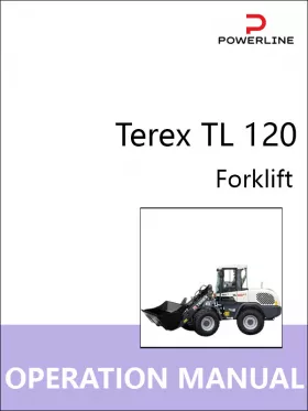Книга по эксплуатации и техобслуживанию погрузчика Terex TL 120
