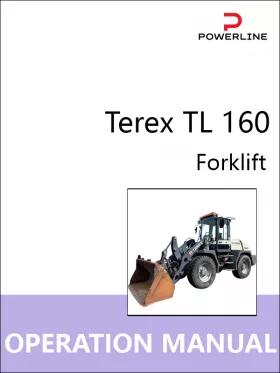 Книга по эксплуатации и техобслуживанию погрузчика Terex TL 160