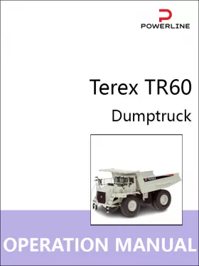 Книга по эксплуатации и техническому обслуживанию самосвала Terex TR60