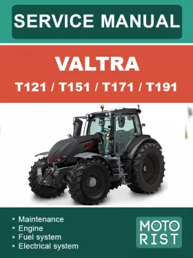 Книга по ремонту трактора Valtra T121 / T151 / T171 / T191