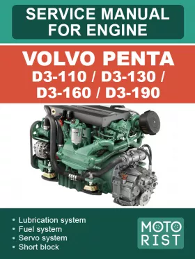 Книга по ремонту двигателя Volvo Penta D3-110 / D3-130 / D3-160 / D3-190