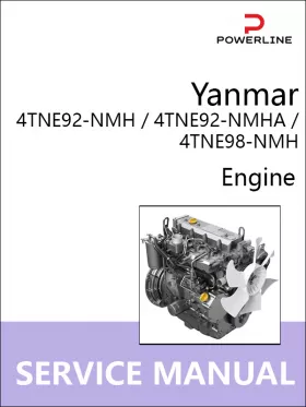 Книга по ремонту двигателей Yanmar 4TNE92-NMH / 4TNE92-NMHA / 4TNE98-NMH