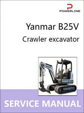 Книга по ремонту экскаватора Yanmar B25V