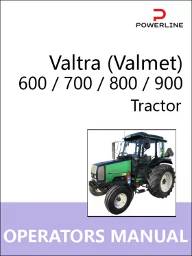 Книга по эксплуатации и техническому обслуживанию трактора Valtra (Valmet) 600 / 700 / 800 / 900