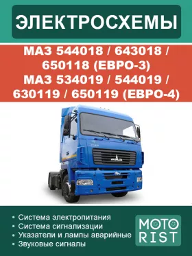 Электрооборудование и электросхемы МАЗ 544018 / 643018 / 650118 (Евро-3) / МАЗ 534019 / 544019 / 630119 / 650119 (Евро-4)