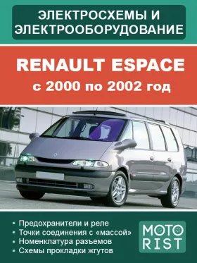 Электрооборудование и электросхемы Renault Espace с 2000 по 2002 год