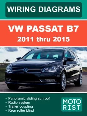 Электросхемы VW Passat B7 с 2011 по 2015 год