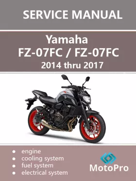 Книга по ремонту мотоцикла Yamaha FZ-07FC / FZ-07FC с 2014 по 2017 год